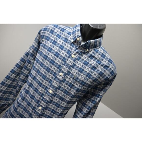 Abercrombie & Fitch Plaid Dress Shirt Muscle Fit Button Up Casual Mens Size XL - Picture 4 of 8